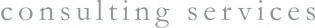 Consulting Services